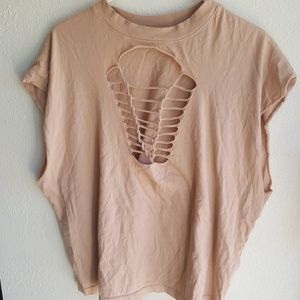 Tan Baggy Tee